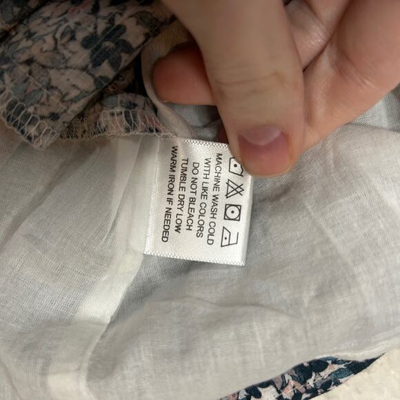 Michael Stars Sz SP Jude Puff Sleeve Smocked Mini Dress Pockets Cottagecore NEW - Picture 11 of 12